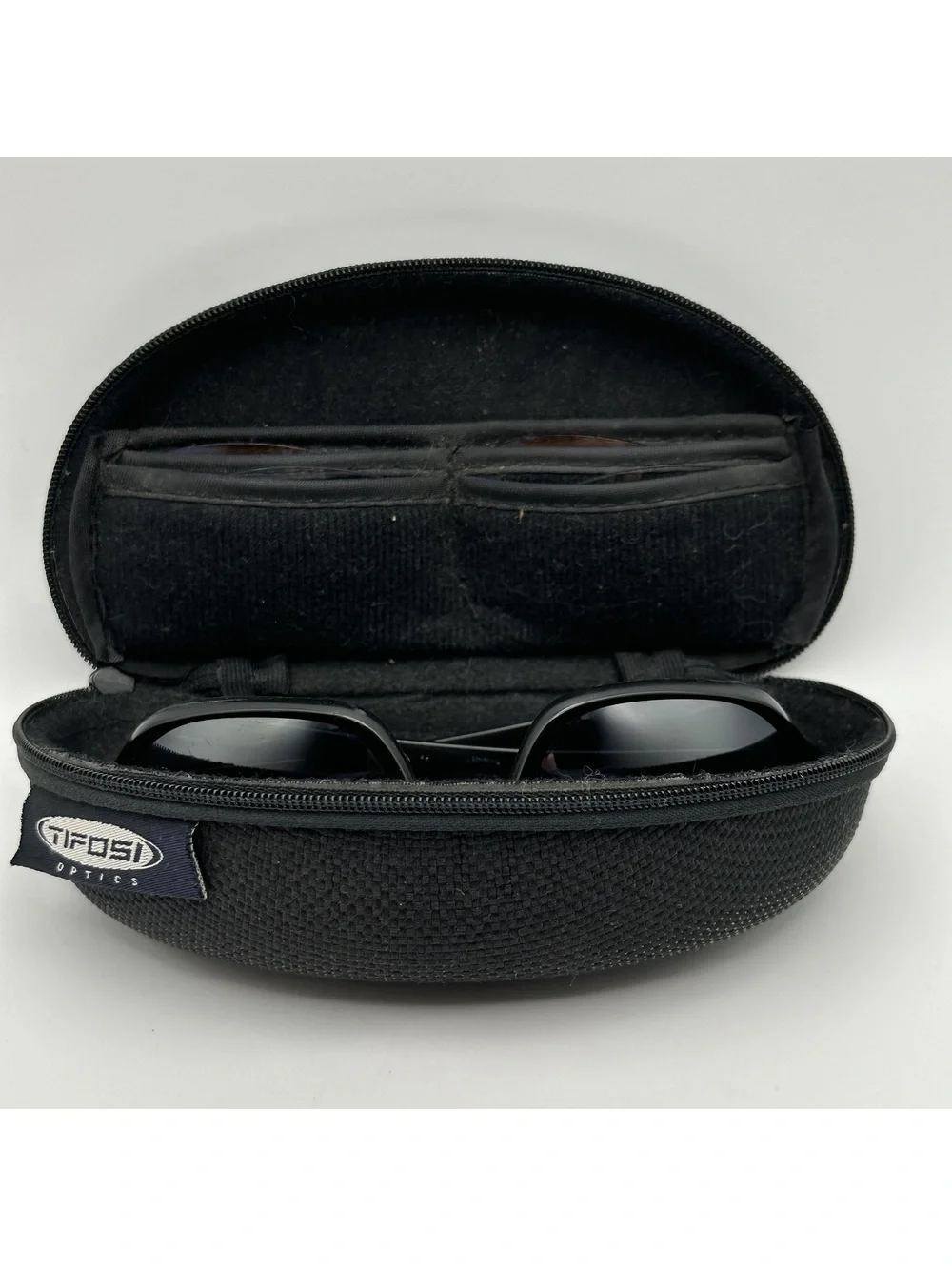 Tifosi Black Sport Sunglasses with Extra Lenses and Hard Case